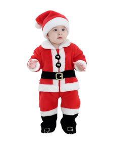 Santa Claus Christmas Costume for Kids - Ages 6 Months to 10 Years Santa Claus Christmas Costume for Kids - Ages 6 Months to 10 Years