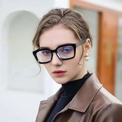 Vintage Square Cosplay Glasses – Blue Light Blocking