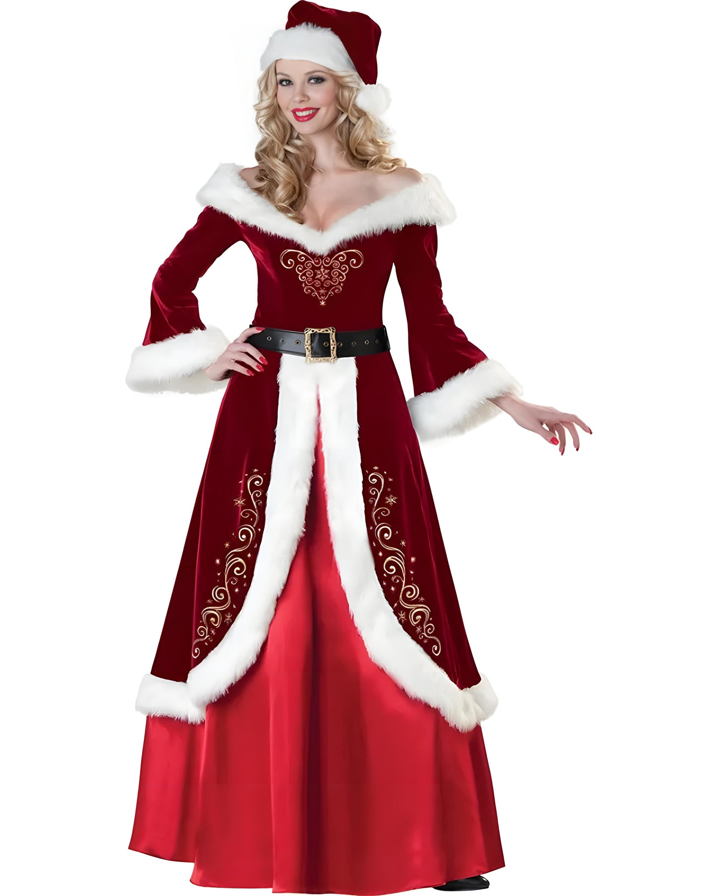 Claus Velvet Christmas Costume Set