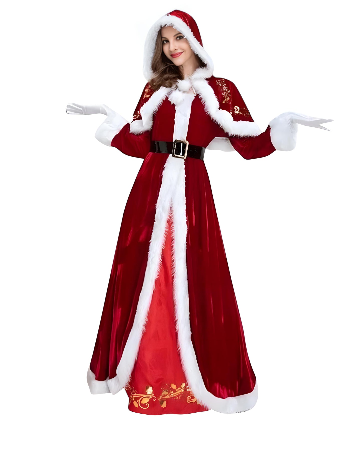 Claus Velvet Christmas Costume Set