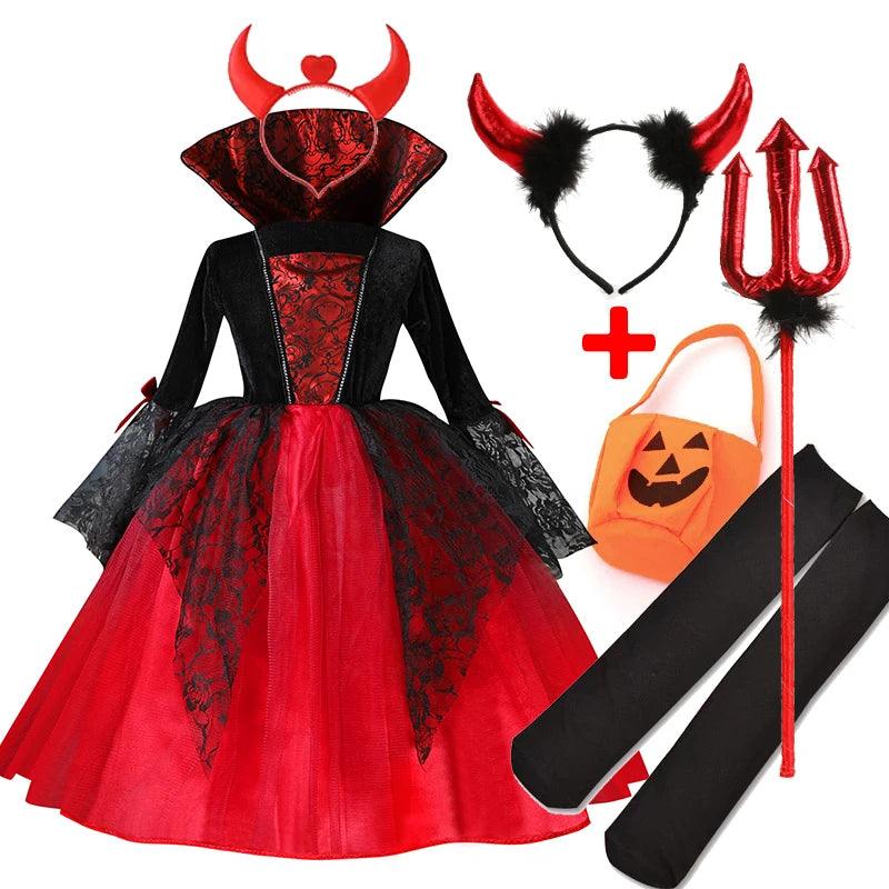 Gothic Princess Halloween Costume for Toddlers