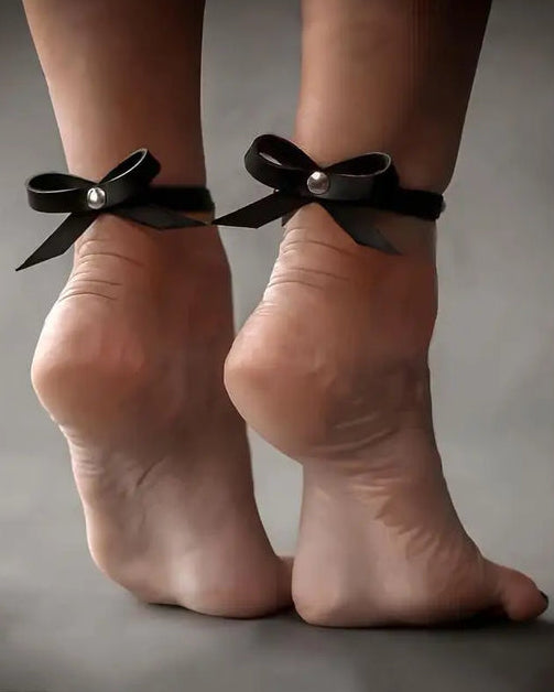 Women's geometric fashion costume anklet pair – view 2