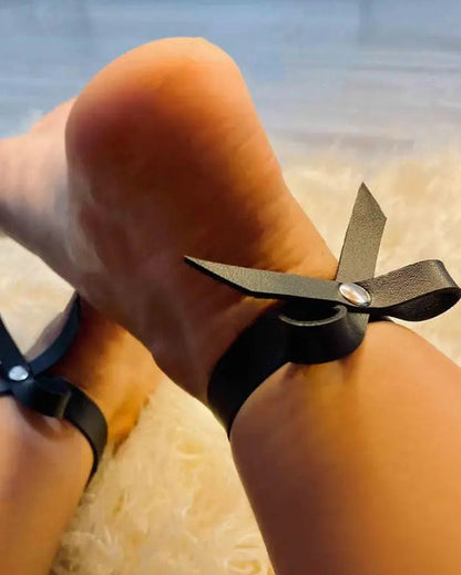 Women's geometric fashion costume anklet pair – view 4
