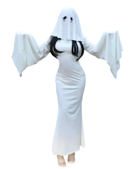 Ghost cosplay costume – sexy ghost outfit for Halloween and cosplay front