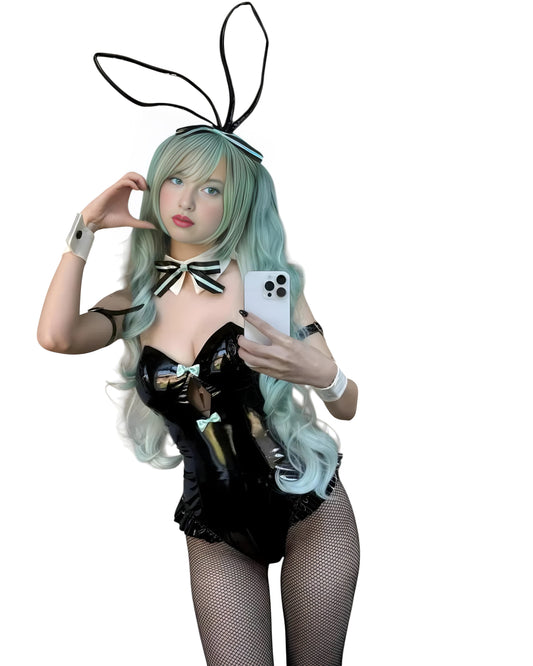 Miku Bunny Girl Cosplay Costume