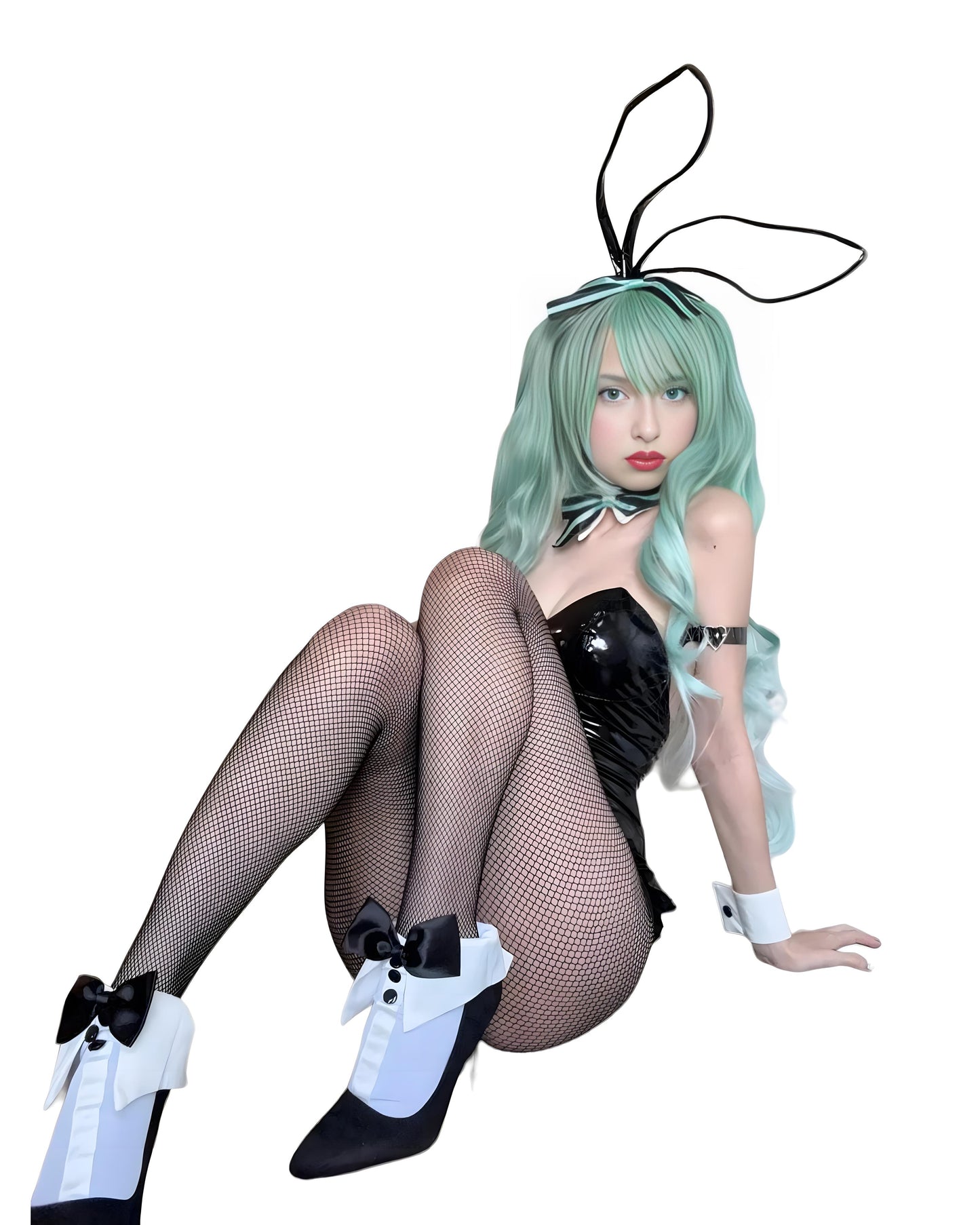 Miku Bunny Girl Cosplay Costume