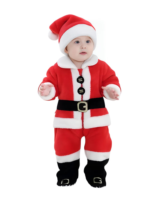 Santa Claus Christmas Costume for Kids - Ages 6 Months to 10 Years

