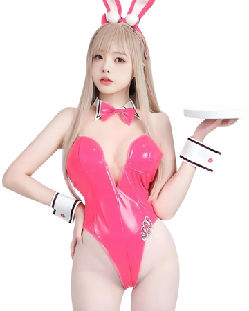 Viper Bunny Suit – Pink NIKKE Cosplay Costume, primary product view